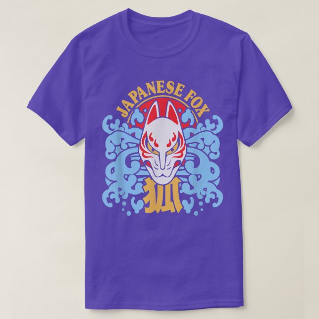 Camiseta Para el Kitsune japonés inari Japón para la máscar (Diseño del anverso)
