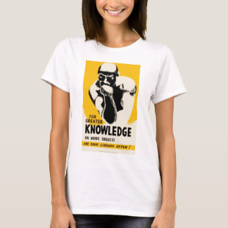 Camiseta Para el mayor conocimiento
