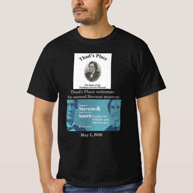 Camiseta para el Museo Lancaster Stevens (Anverso)