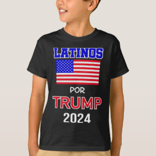 Camiseta Para el regalo de Trump 2024 - Latinos por Trump