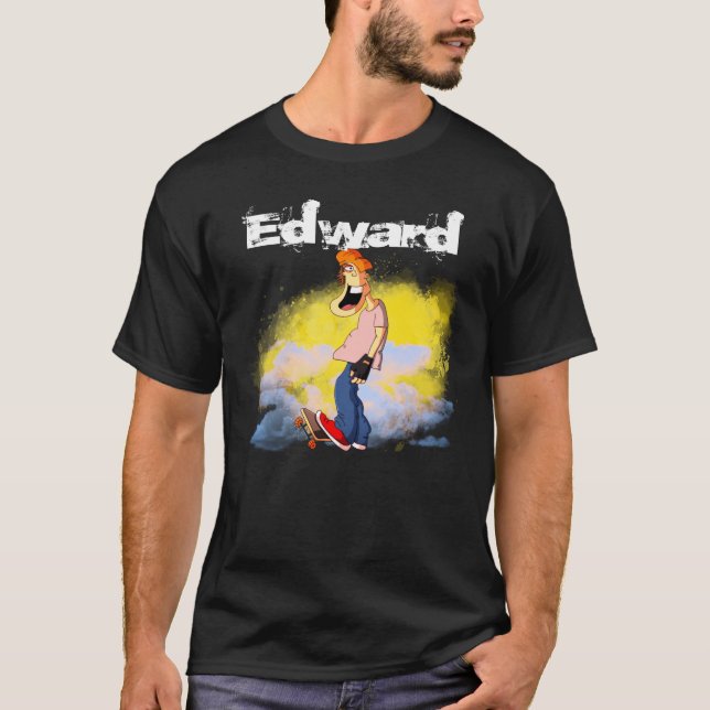 Camiseta para el tipo de patinaje (oscuro) (Anverso)