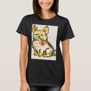 Camiseta Para El Ventilador De Cachorro Cuto En Estilo Perr