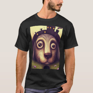 Camiseta Para El Ventilador De Cachorro En Estilo Arte Perr