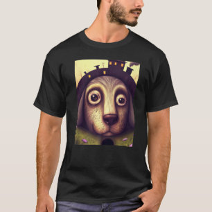 Camiseta Para El Ventilador De Cachorro En Estilo De Arte P