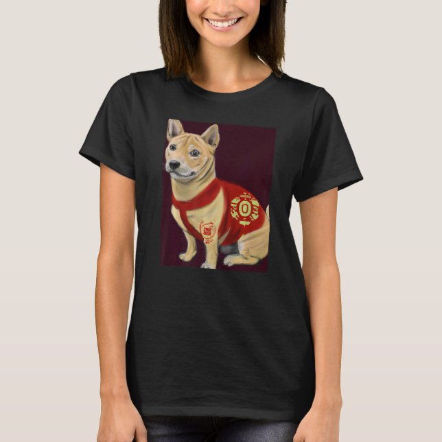 Camiseta Para El Ventilador De Cachorro En Estilo Perro 16 (Anverso)