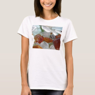 Camiseta para ella, con el vidrio del mar