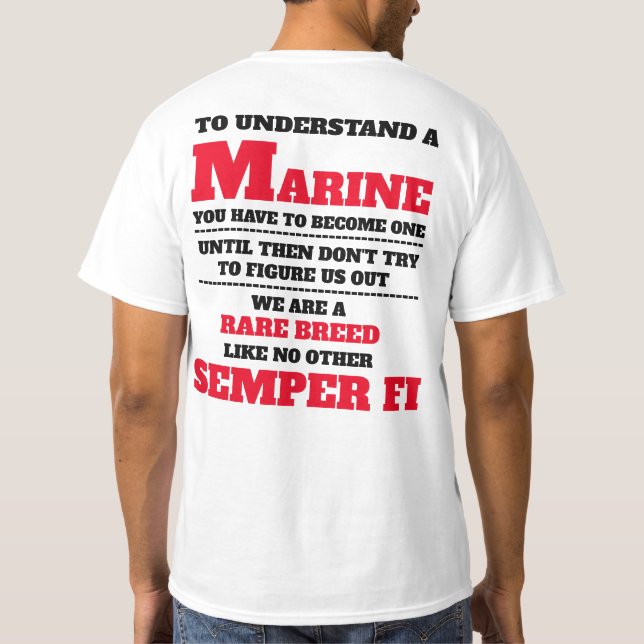 CAMISETA PARA ENTENDER UN MARINO (Reverso)
