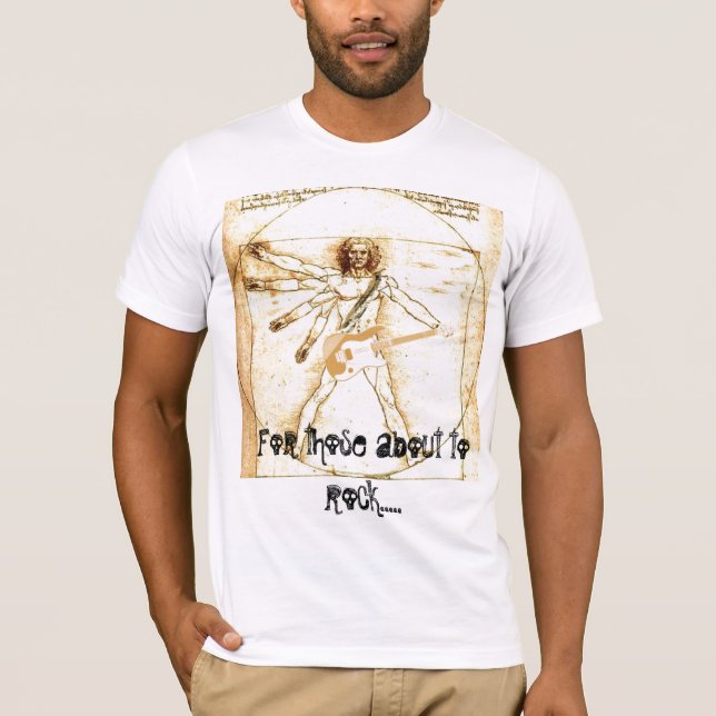 Camiseta para ésos alrededor a la roca (Anverso)