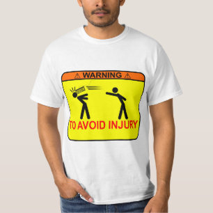 Camiseta Para evitar lesión <<ADD YOUR OWN TEXT>>
