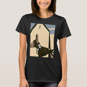 Camiseta Para fanático de cachorros lindos en estilo perrit