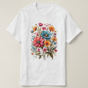 Camiseta para flores acuáticas