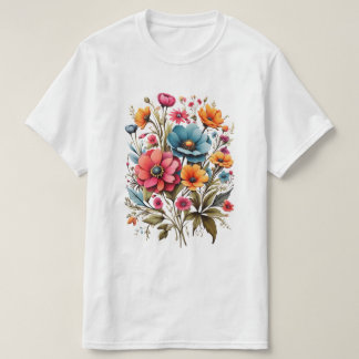 Camiseta para flores acuáticas