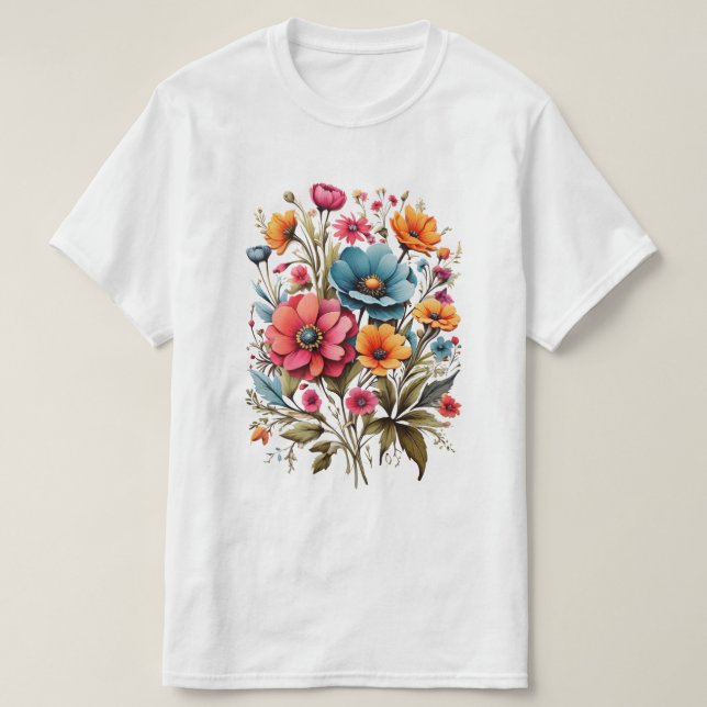 Camiseta para flores acuáticas (Diseño del anverso)