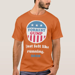 Camiseta Para Forrest Gump 2020 solo me sentía como corrien