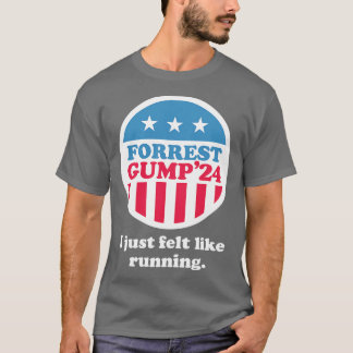 Camiseta Para Forrest Gump 24, me sentí como corriendo