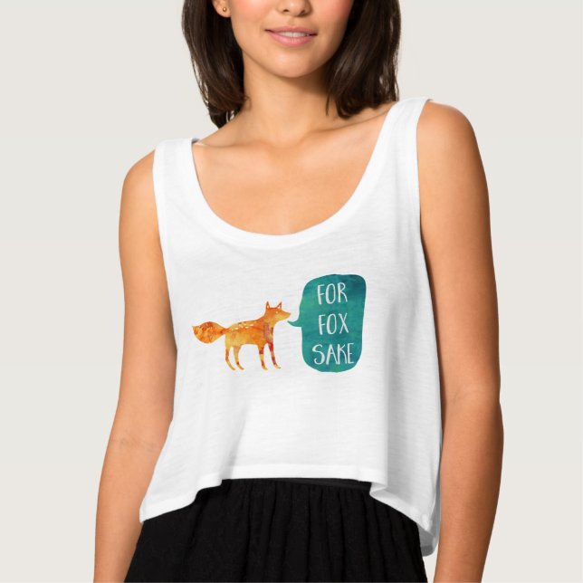 Camiseta Para Fox Sake Crop Vest (Anverso)