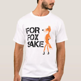 Camiseta Para Fox Sake Funny Fox Meme
