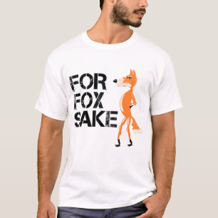 Camiseta Para Fox Sake Funny Fox Meme