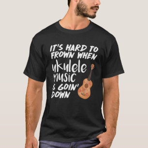 Camiseta Para fruncir el ceño difícilmente cuando música