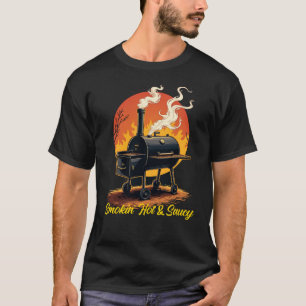 Camiseta para fumadores calientes y sauditas para 