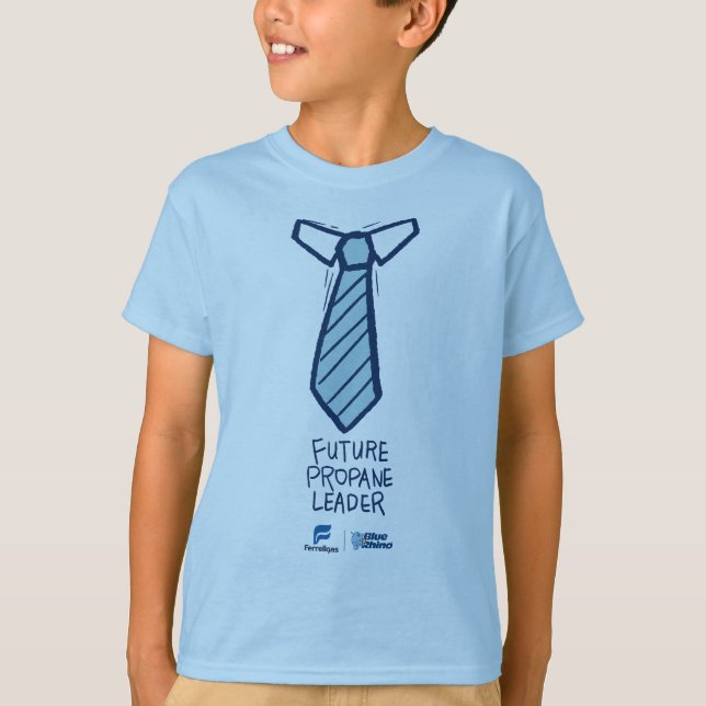 Camiseta para futuros líderes de los chicos - Azul (Anverso)