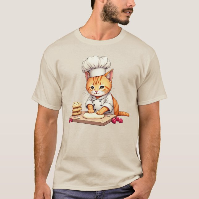 Camiseta para galletas de gato - Amante divertido  (Anverso)