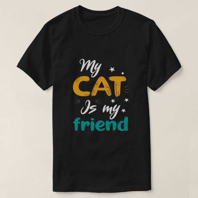 Camiseta para gato - Camiseta para gato elegante p (Diseño del anverso)