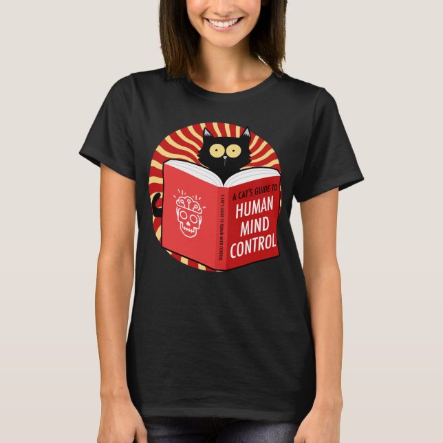 Camiseta para gato de control de la mente (Anverso)