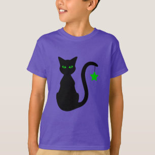 Camiseta para gato negro (niño)