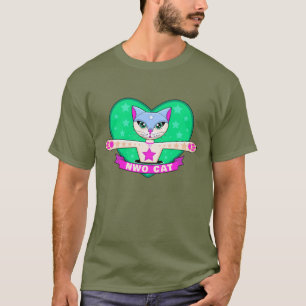 Camiseta para gato (oscura) de NWO