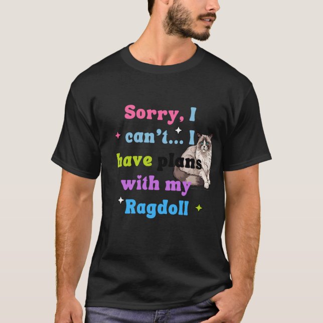 Camiseta para gato Ragdoll - Unisex, niños y adult (Anverso)