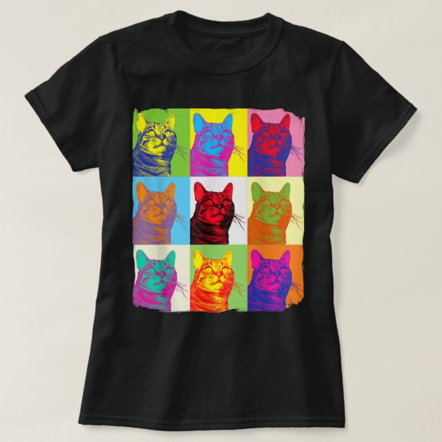 Camiseta para gatos, camiseta para amantes del gat (Diseño del anverso)