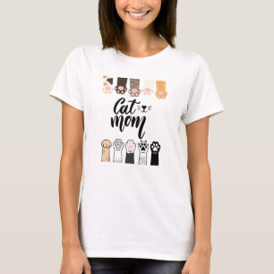 Camiseta para gatos - Diseño de garras para gatos