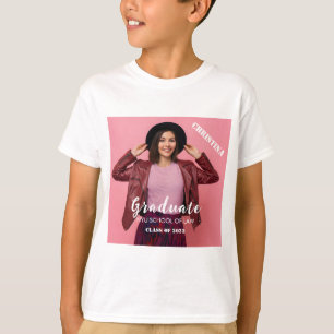 Camiseta para graduados de guión gráfico personali