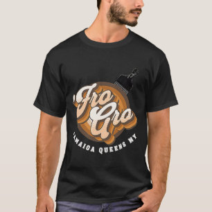 Camiseta Para Gro Jamaica Queens NY Afro Escoge Puño Elevad