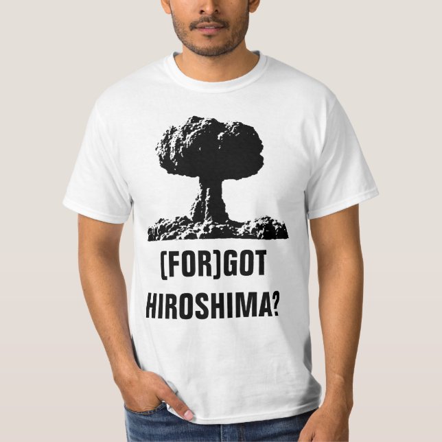 CAMISETA ¿(PARA) HIROSHIMA CONSEGUIDA? (Anverso)