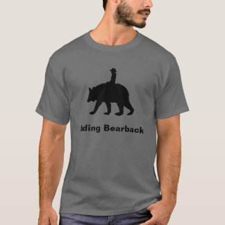 Camiseta para hombre a pelo que monta