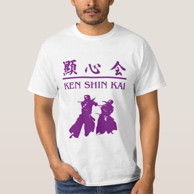 Camiseta para hombre básica del club de Kenshinkai (Anverso)