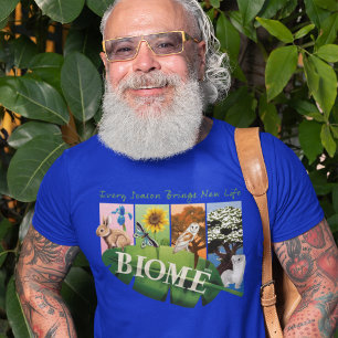 Camiseta para hombre Biome Seasons