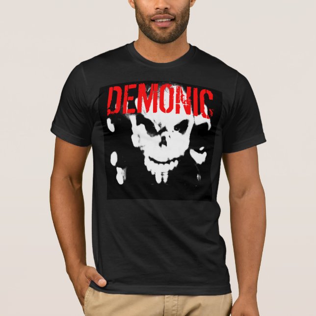 Camiseta para hombre cabida demoníaca - modificada (Anverso)