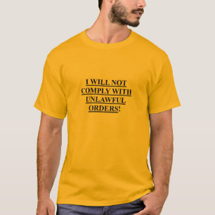 Camiseta para hombre con MÍ NO CUMPLIR/USUPERS SE