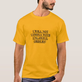 Camiseta para hombre con MÍ NO CUMPLIR/USUPERS SEA