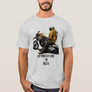 Camiseta para hombre Custom Adventure Biker Spirit