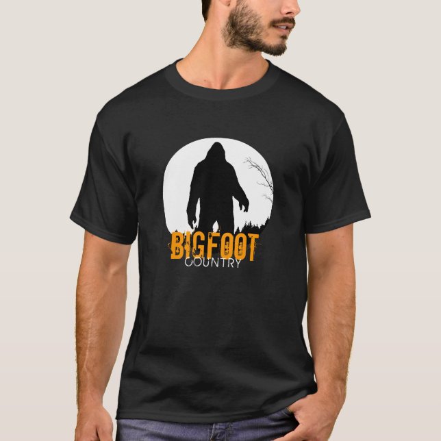 Camiseta para hombre de Bigfoot (Anverso)