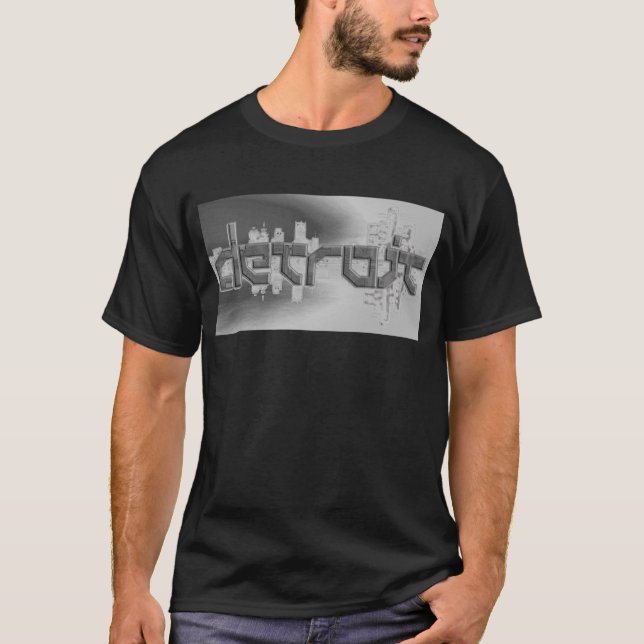 Camiseta para hombre de Detroit (Anverso)