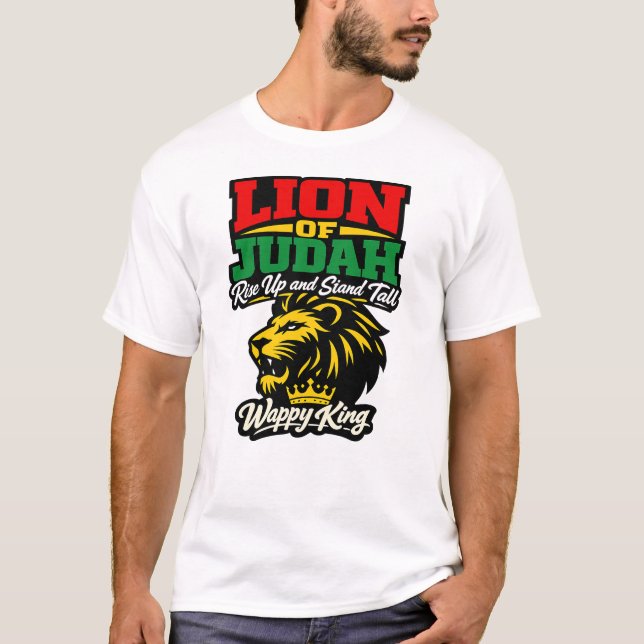 Camiseta para hombre de diseño de reggae  (Anverso)