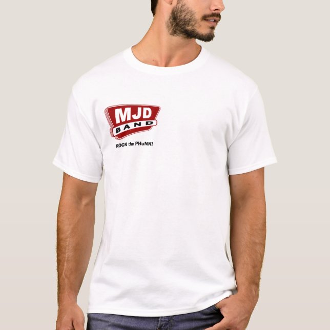Camiseta para hombre de la banda de MJD (Anverso)