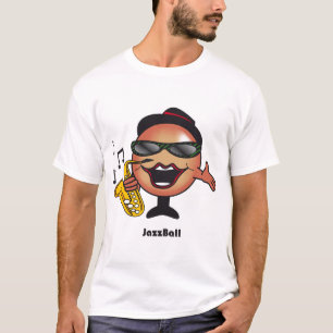 Camiseta para hombre de la bola del jazz