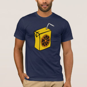 Camiseta para hombre de la caja del zumo de