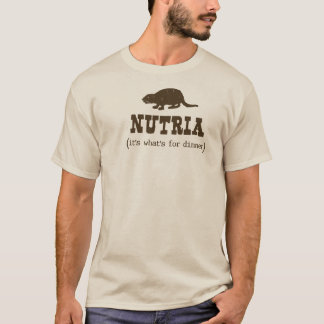 Camiseta para hombre de la cena de Nutria